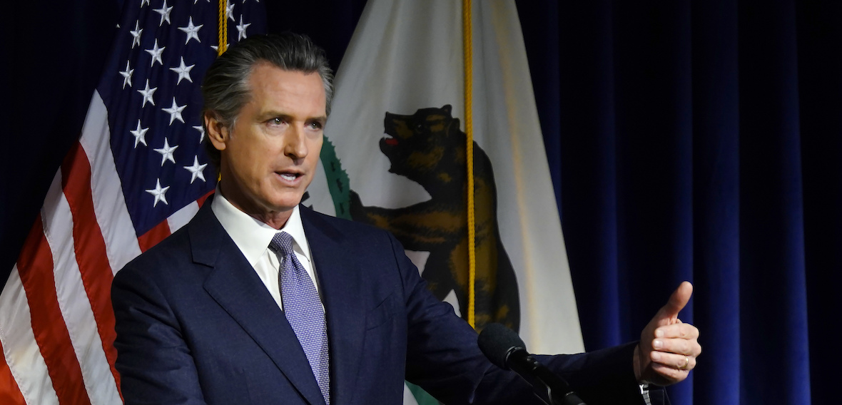 Gavin Newsom Budget Meeting Art 2022