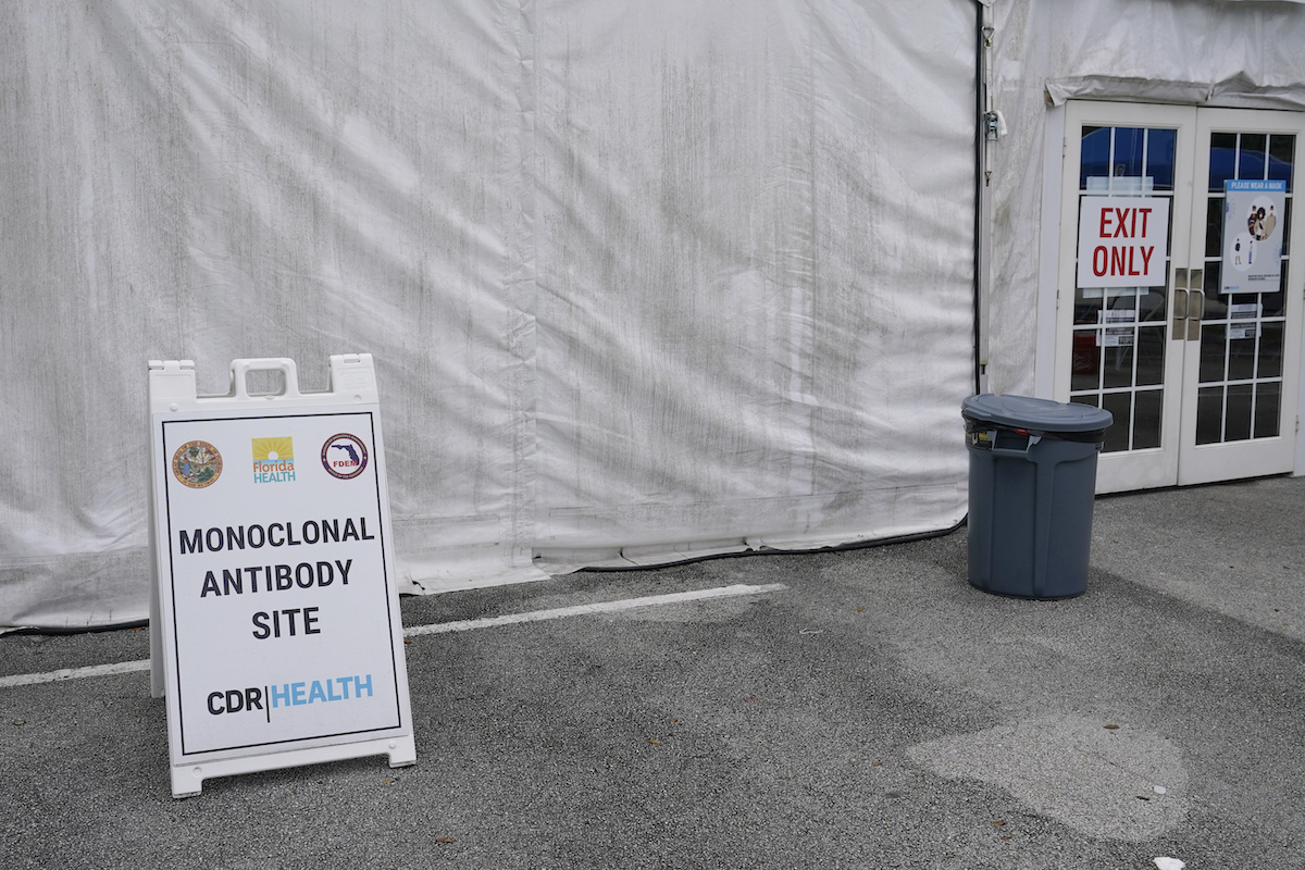 Monoclonal antibodies Florida stand