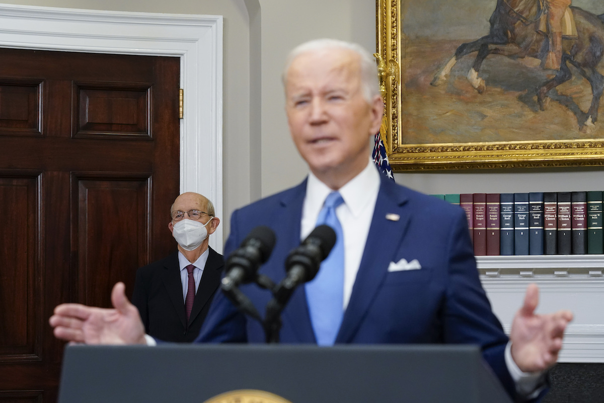 Biden with Breyer art for RNC tweet fact-check