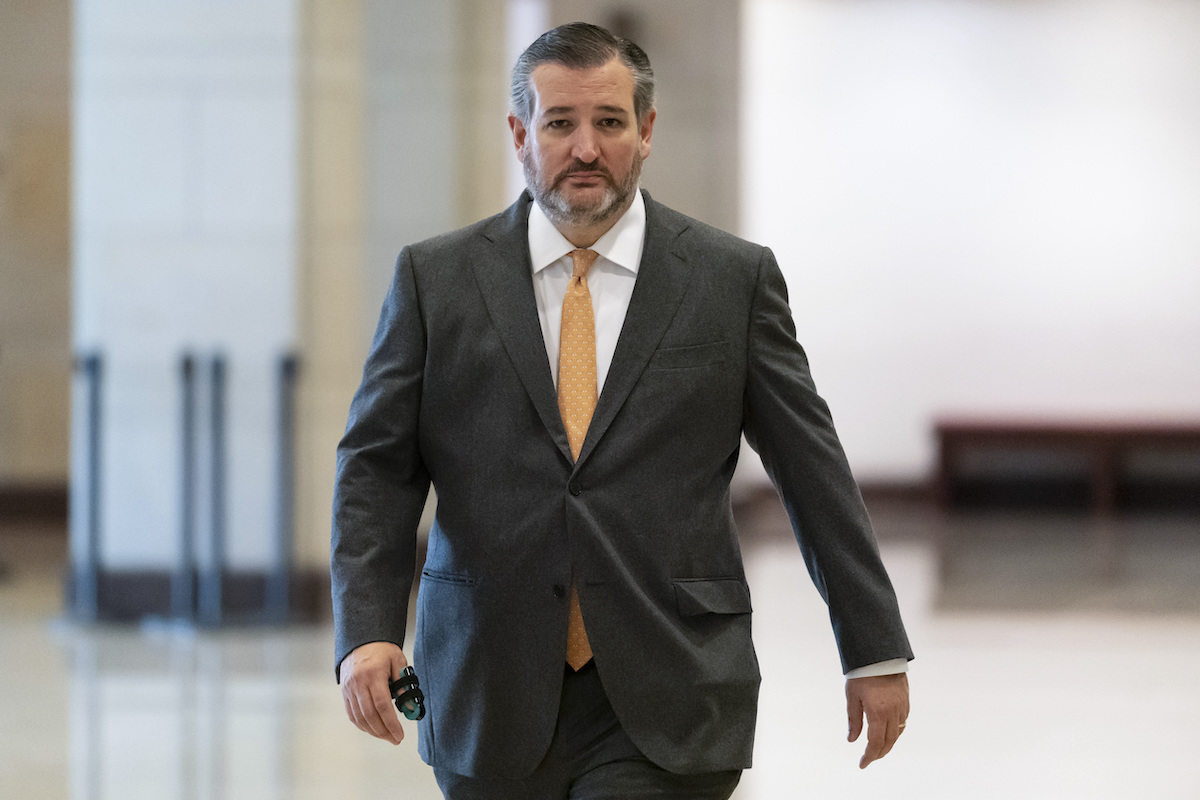 Ted Cruz walking Capitol Hill 02022022