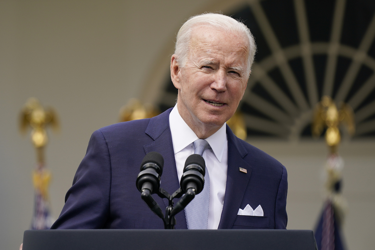 Biden art April 11 for presidential moments story