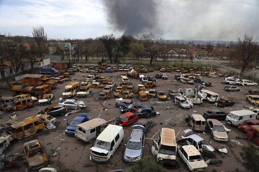 Destruction in Mariupol