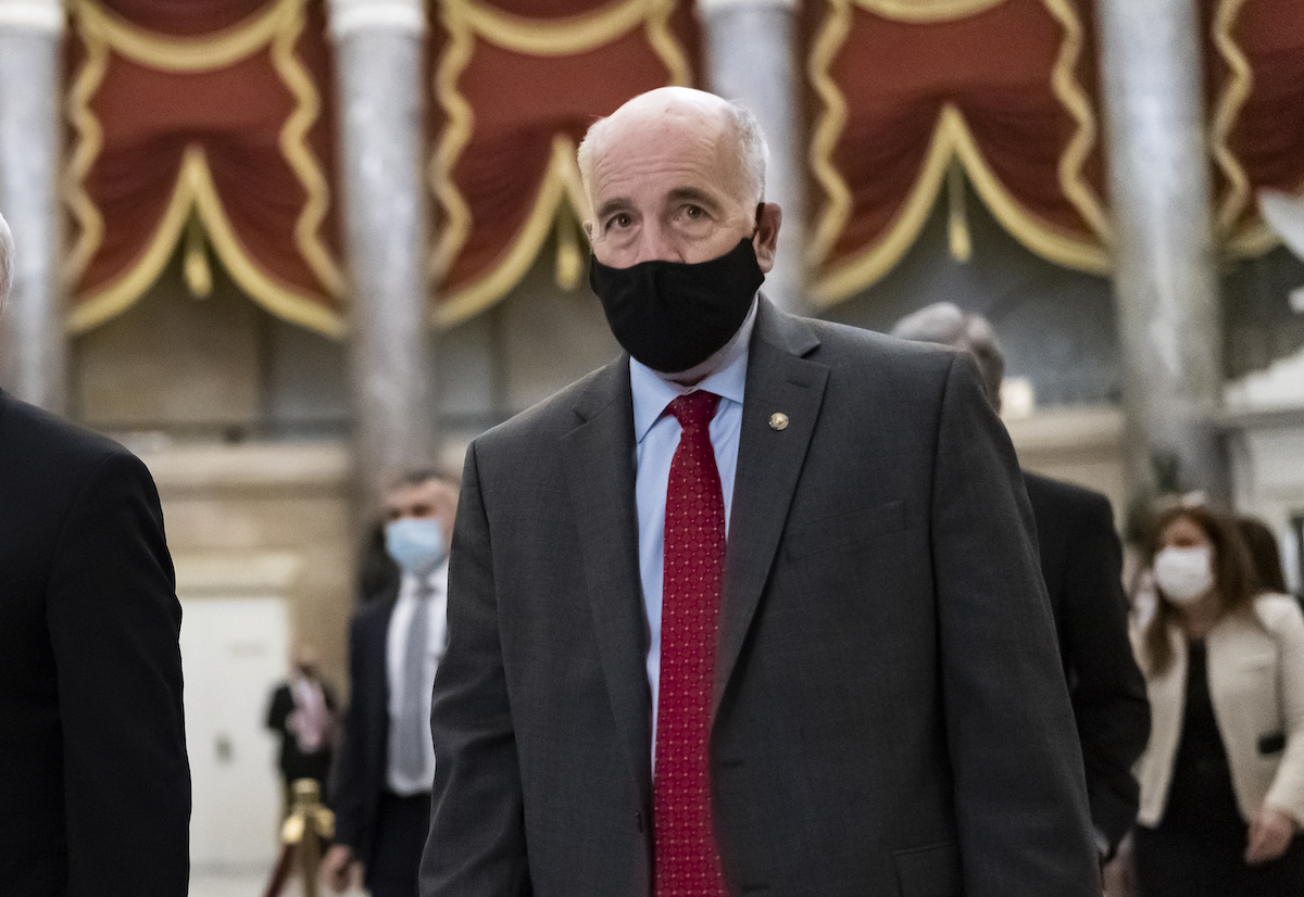 Michael Stenger escorts Pence after Capitol attack