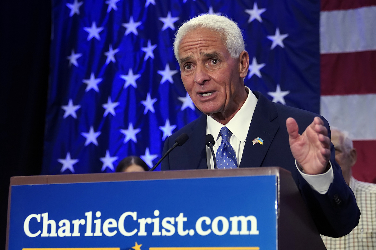 Charlie Crist in St Pete FL Aug 2022