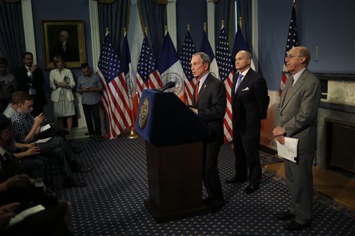 bloomberg and NYPD police 2013