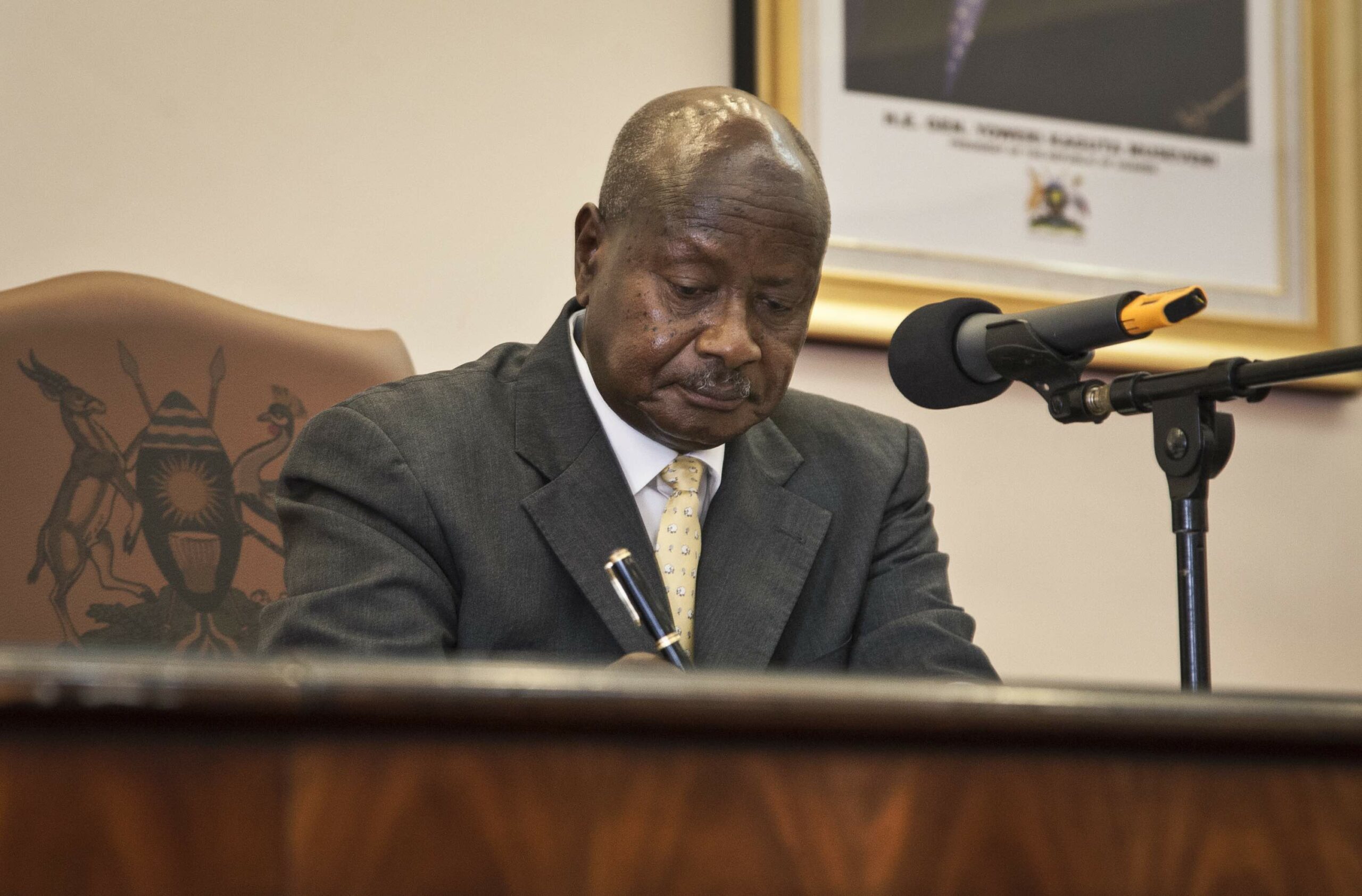 Museveni signing anti-gay bill