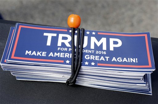 trump sticker photo