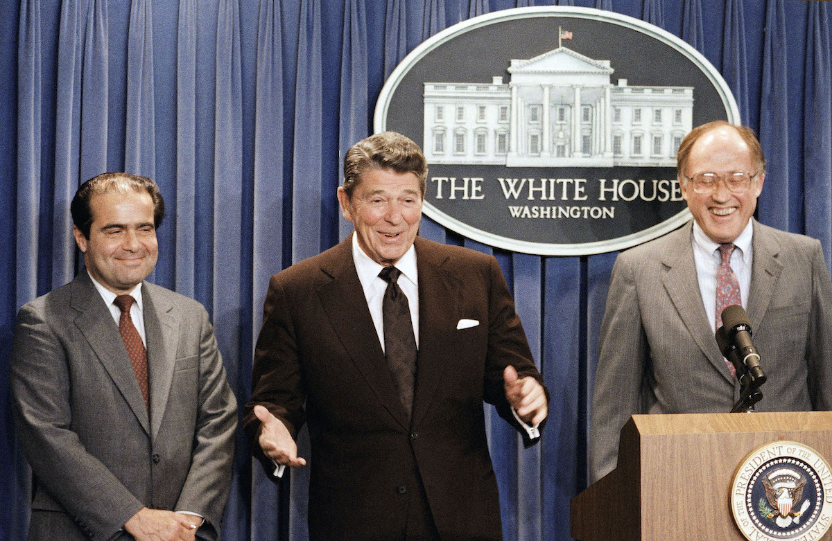 Reagan and Scalia for SCOTUS race check
