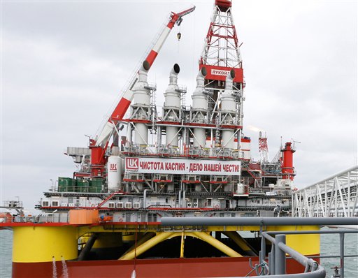 Russian oil platform