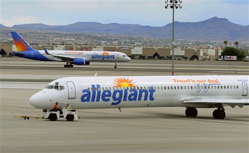allegiant air in las vegas