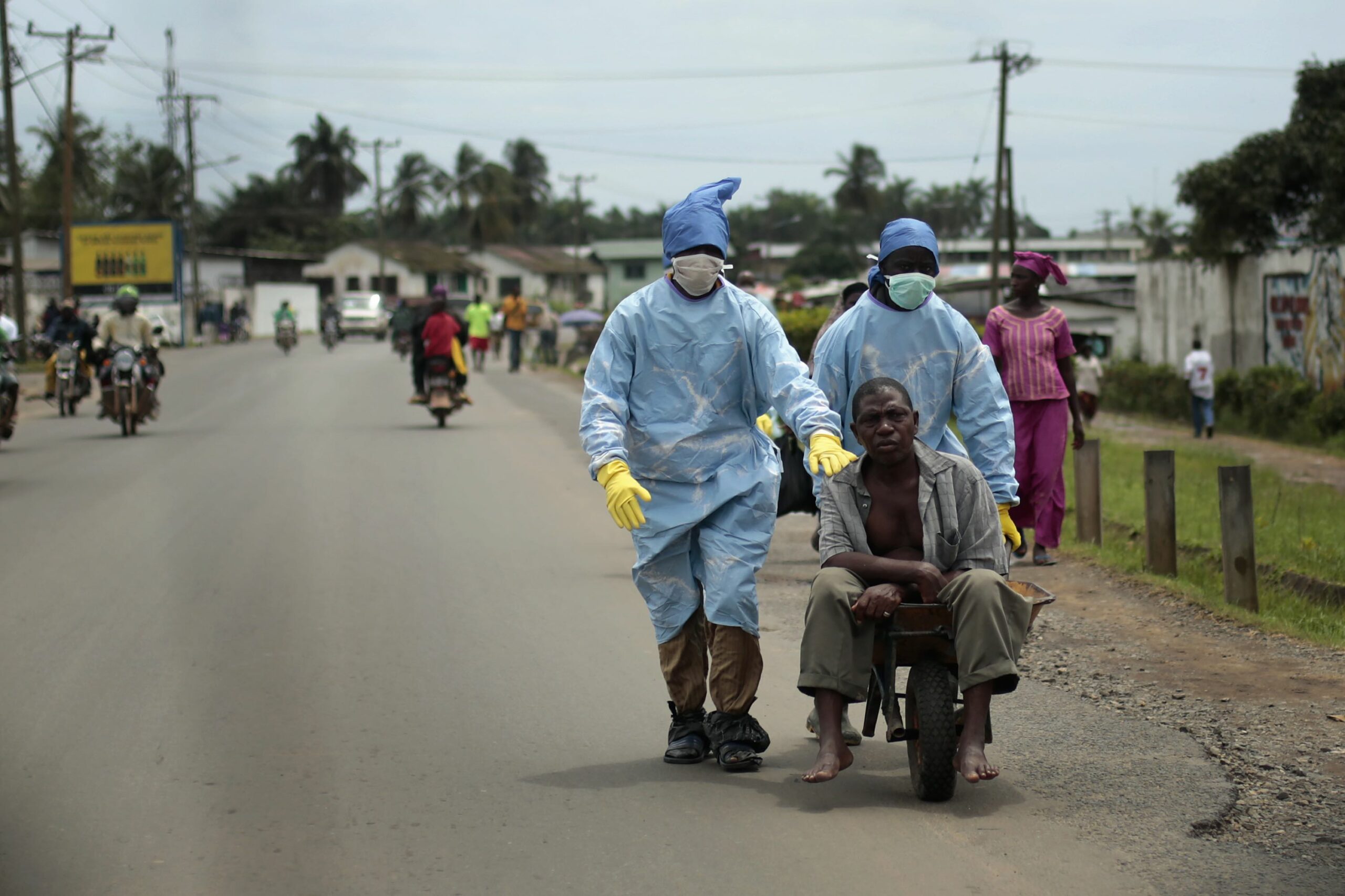 Ebola patient in Monrovia