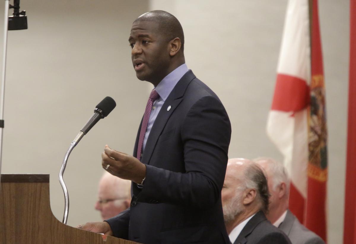 Andrew Gillum at Tiger Bay