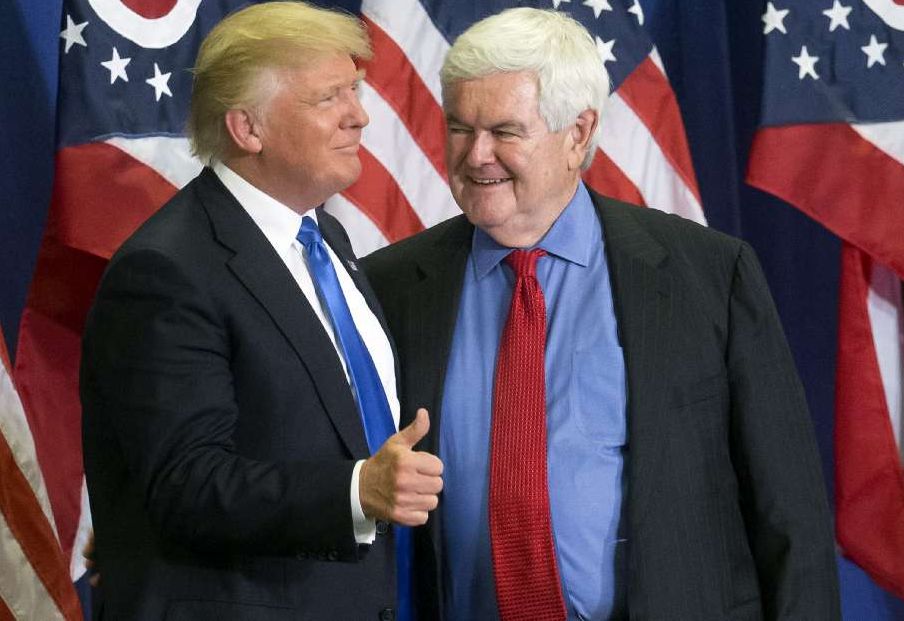 Newt and Trump Headline Photo