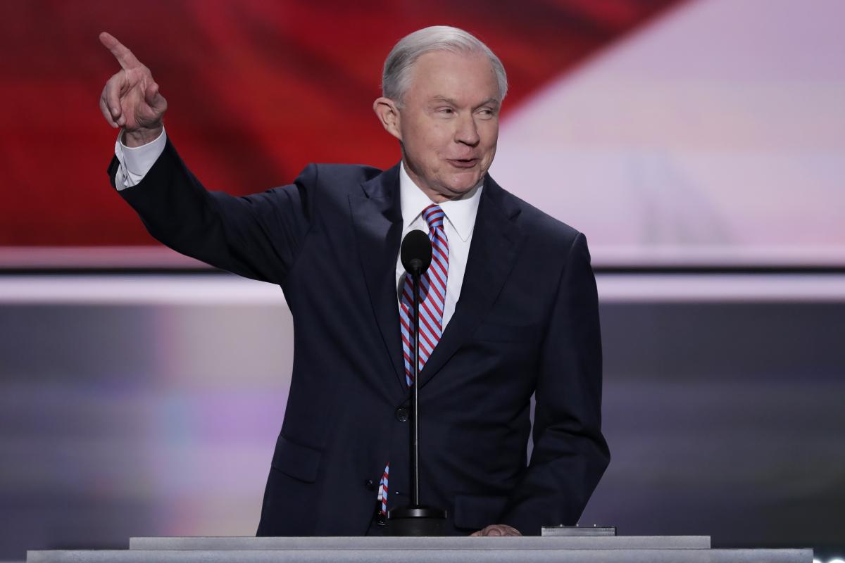Sessions speaking RNC