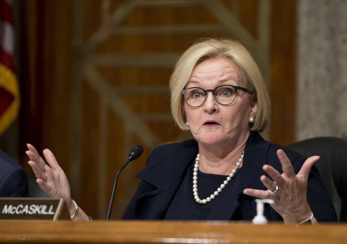 Claire McCaskill speaks on Hill