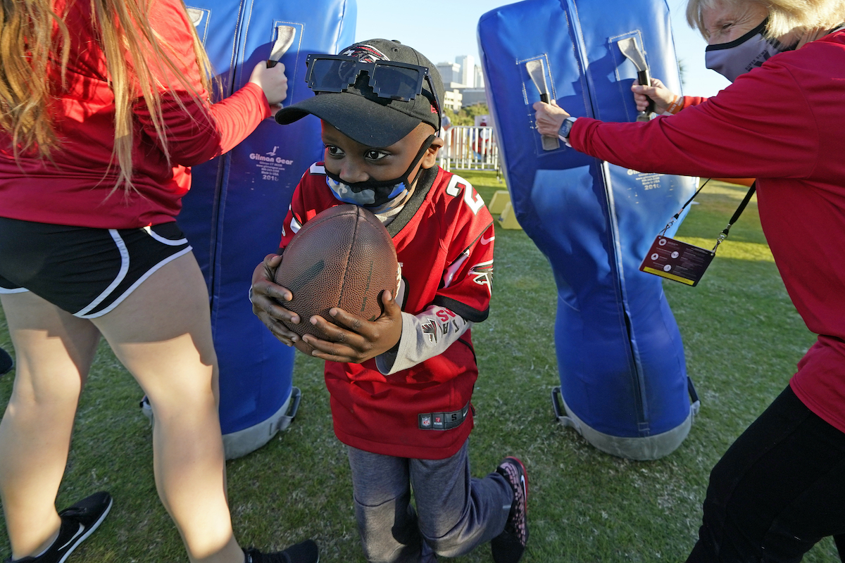 NFL Super Bowl LV experience Tampa kid