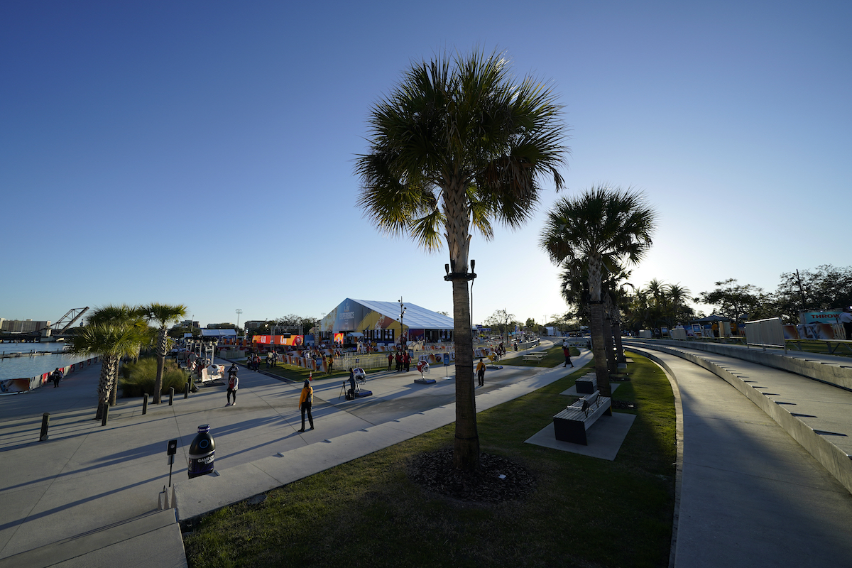 NFL Super Bowl LV experience Tampa site photo