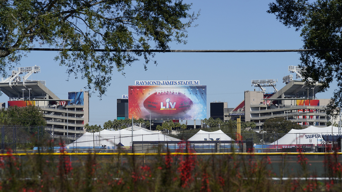 Raymond James Stadium Super Bowl LV Art