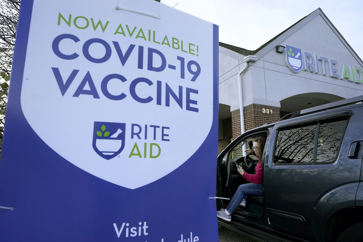 A Rite Aid in New Hampshire, Dec. 7, 2021 (AP)