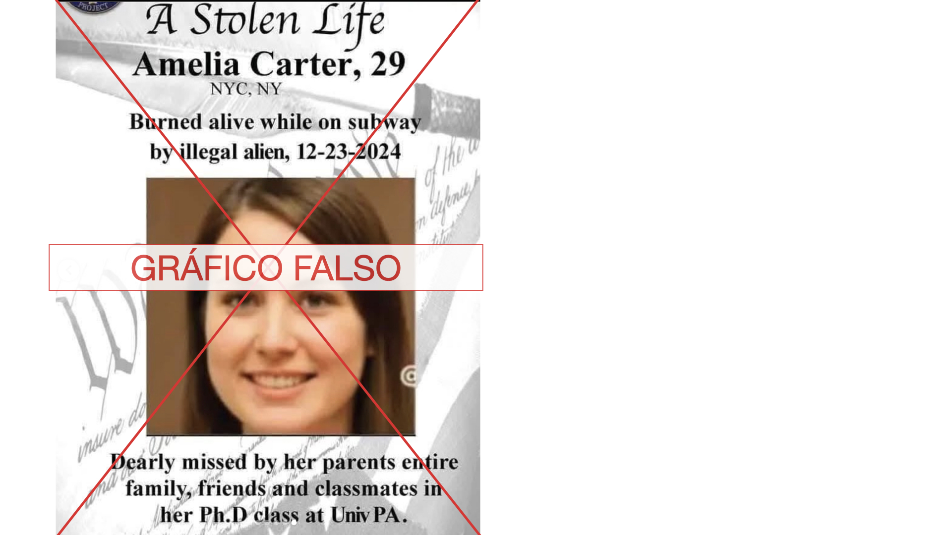 Amelia Carter False English, 1-3-2025