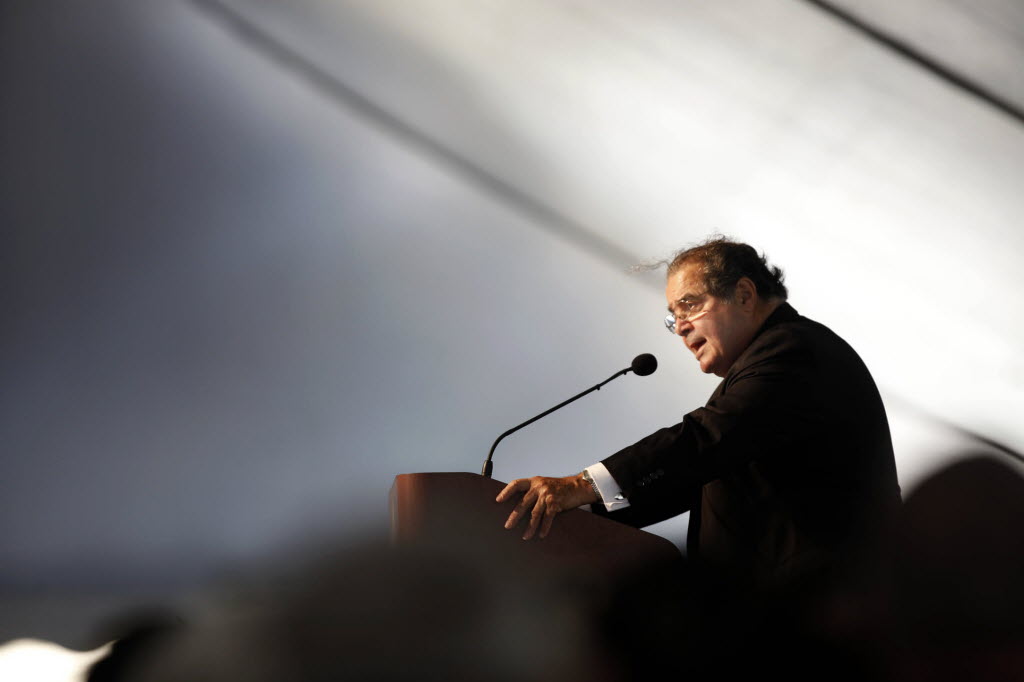 Antonin Scalia podium