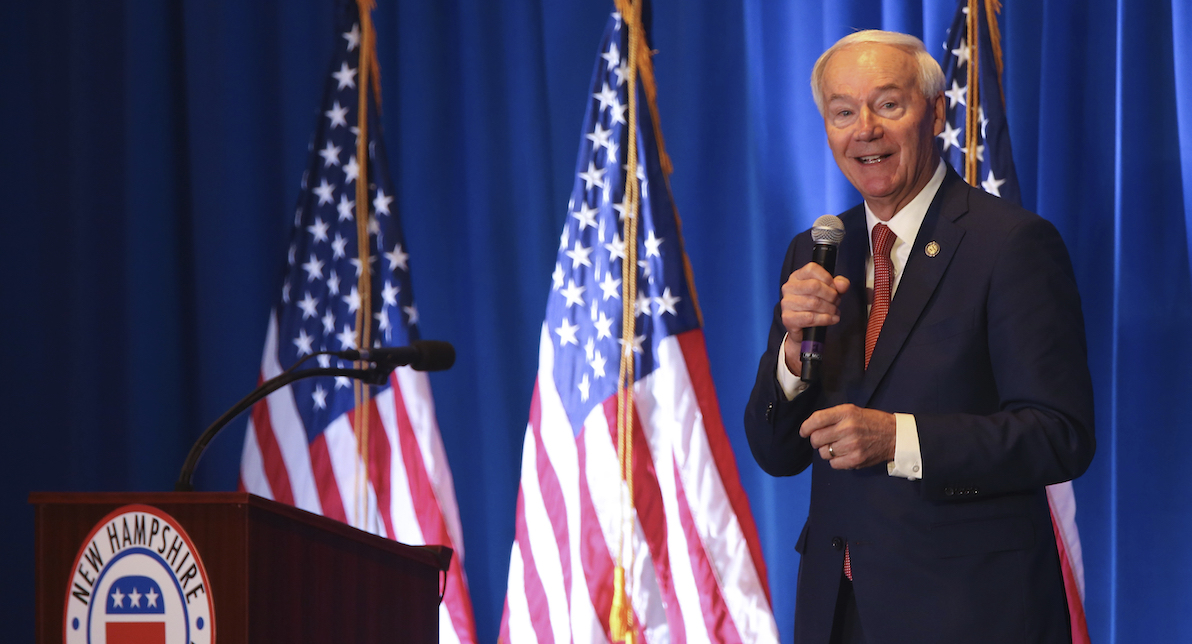 Asa Hutchinson, GOP First In The Nation Leadership Summit in Nashua, N.H., 10-14-2023
