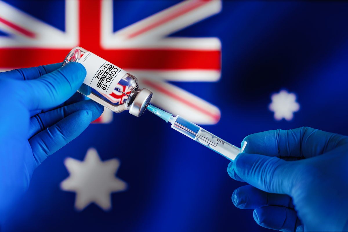Australia COVID-19 vaccine Shutterstock