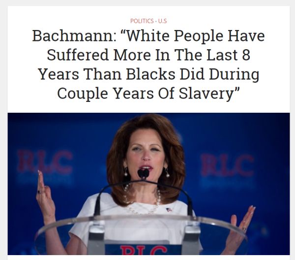 Bachmann fake news