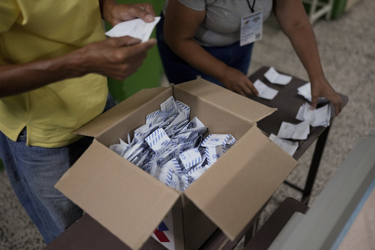Ballot box in Venezuela 07/28/2024