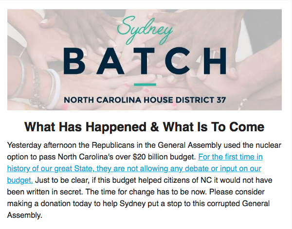 Batch newsletter top