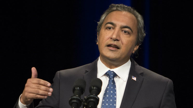 Ami Bera at debate, rotator