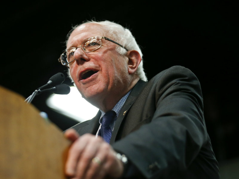 Bernie Sanders speaks in San Diego