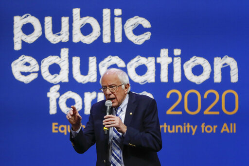 Bernie Sanders at education forum