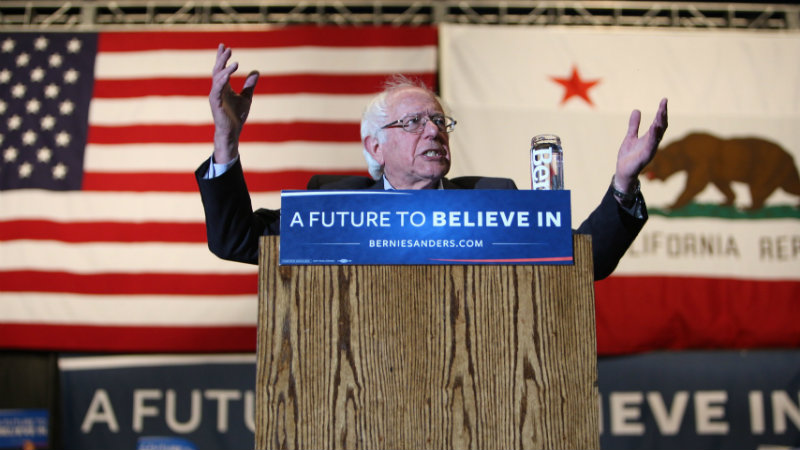 Bernie Sanders rally in Sacramento 2016