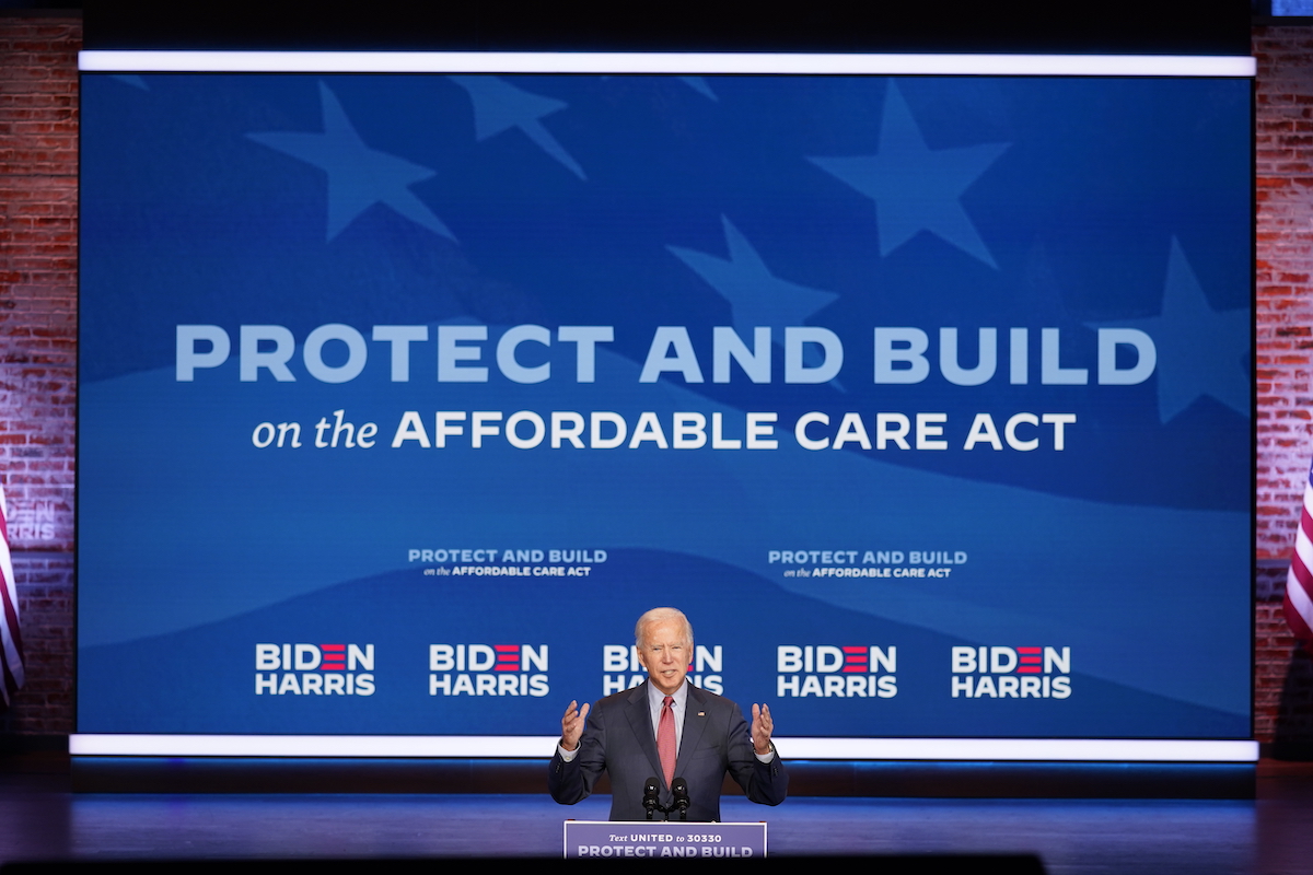 Biden in Delaware on health care 11/01/2020