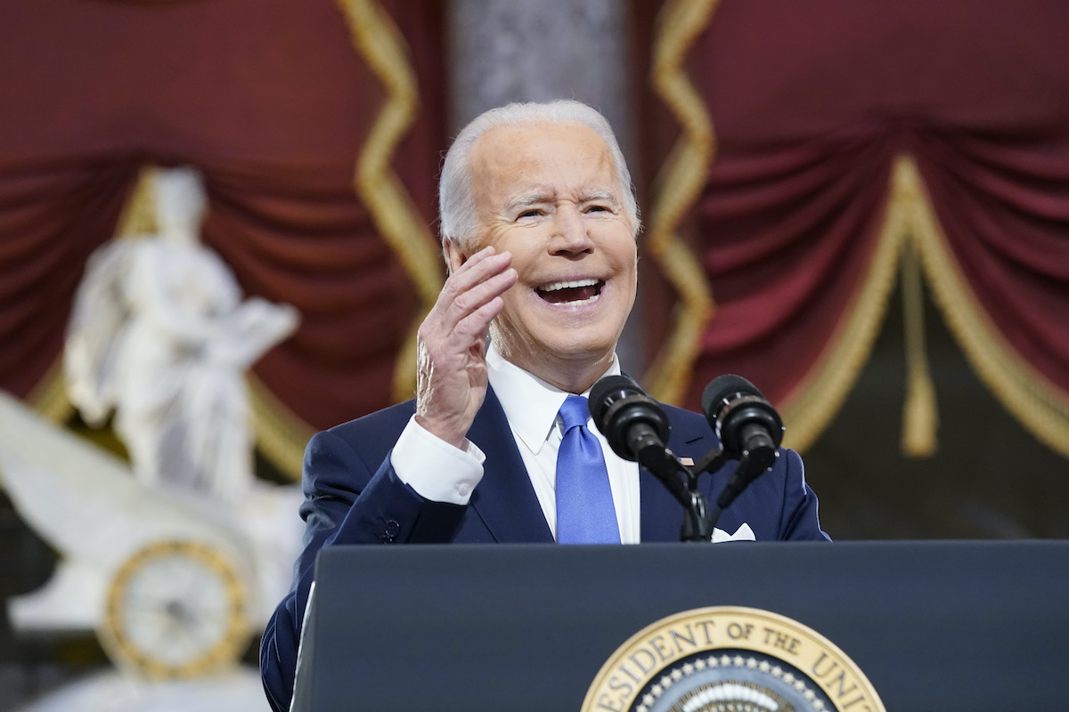 Biden speech on first Jan 6 anniversary statuary hall 1/6/22
