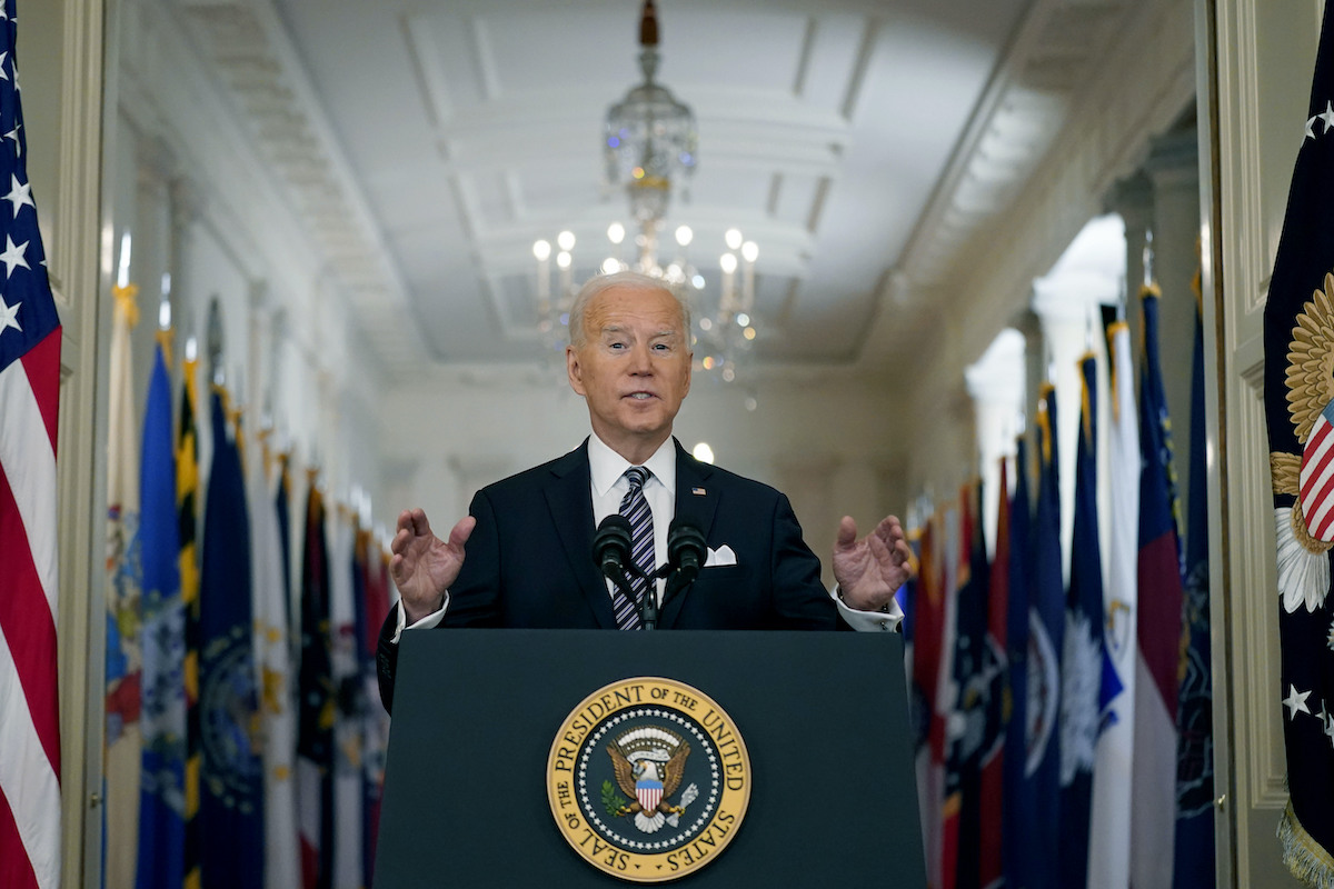 Biden March 11, 2021 primetime address COVID-19