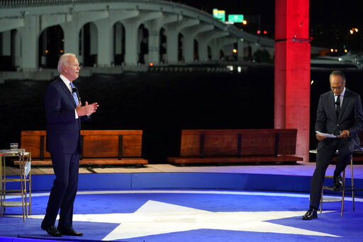 Biden and Lester Holt NBC Miami Oct 5 2020