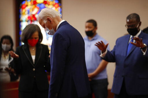 Biden at Wilmington church June 1, 2020