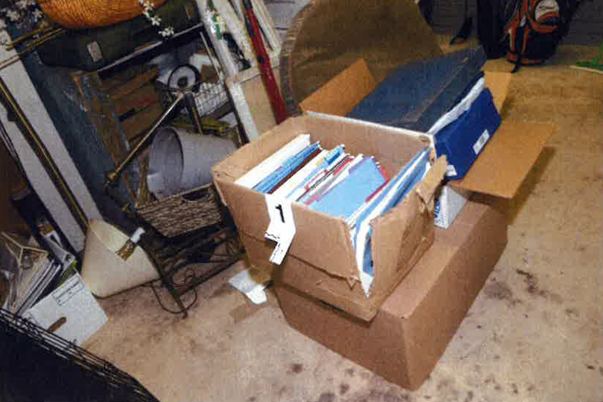 Boxes of documents in Bidens home