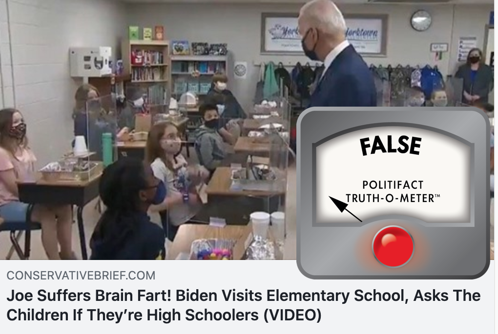 biden in classroom headline screenshot