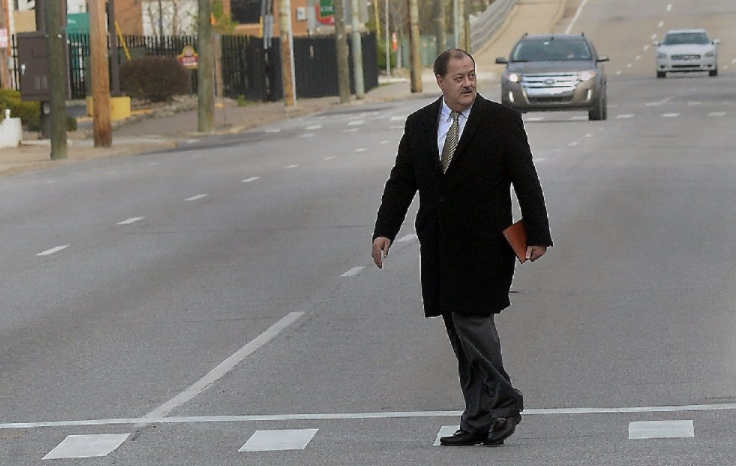 Blankenship arrives for sentencing