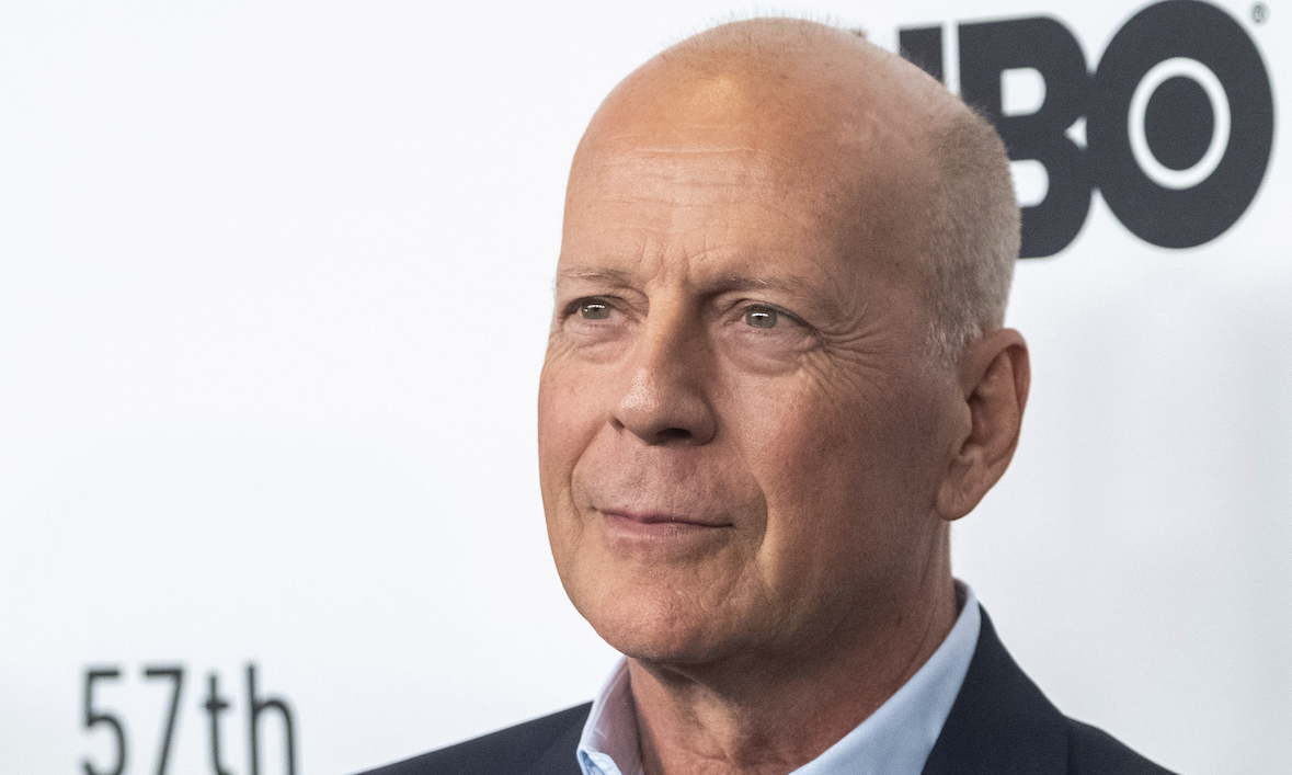 Actor Bruce Willis at New York movie premiere. 10-11-2019