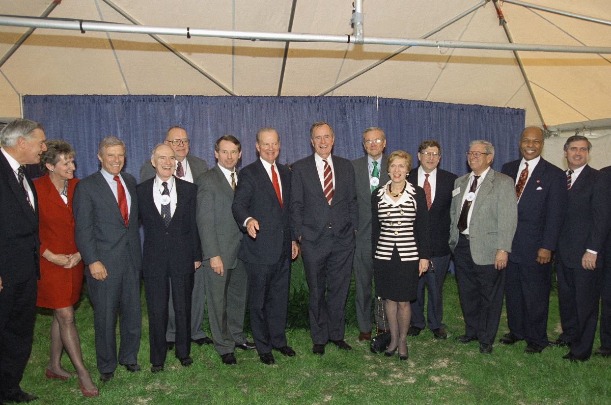 George HW Bush groundbreaking