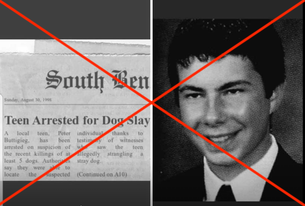 fake Butigieg newspaper clip