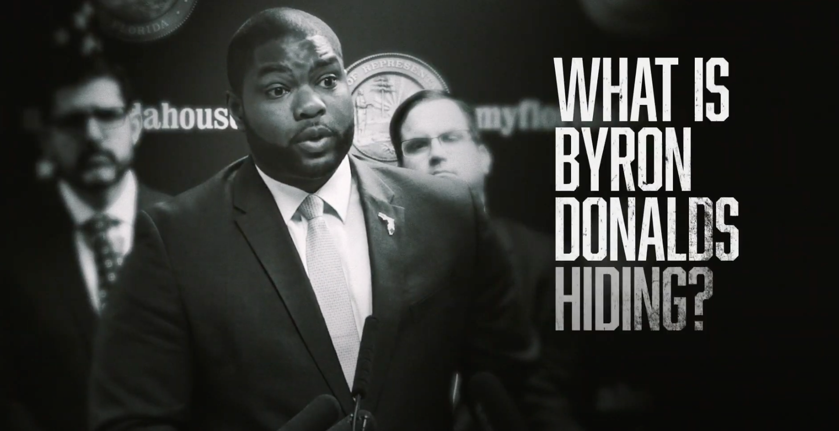 Casey Askar ad greengrab of Byron Donalds