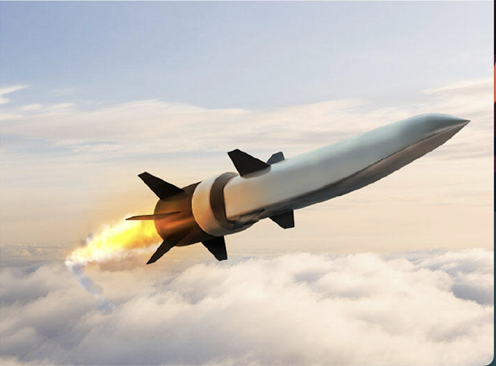 CBO hypersonic missile rendering