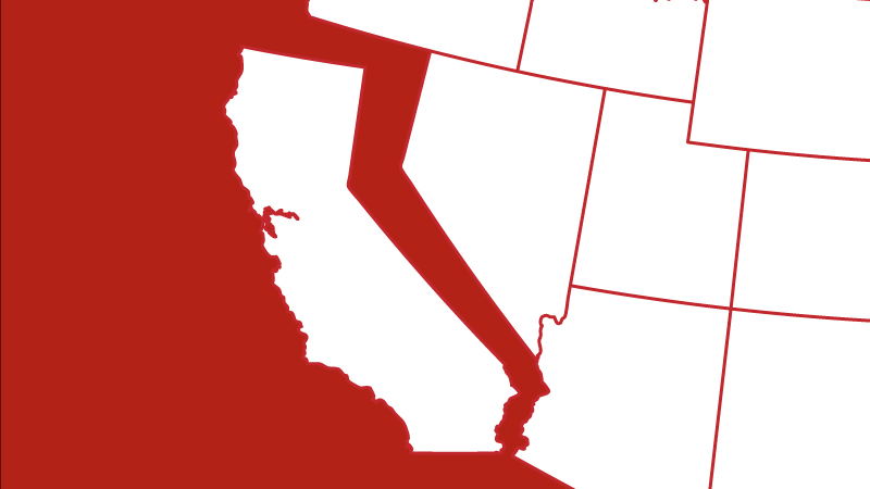 California break away graphic