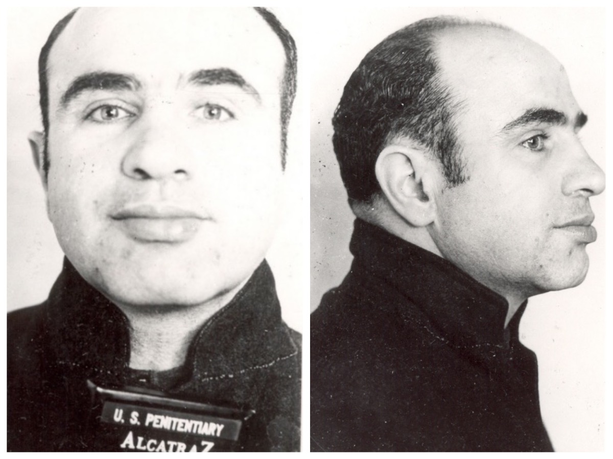 Al Cappone mugs Alcatraz