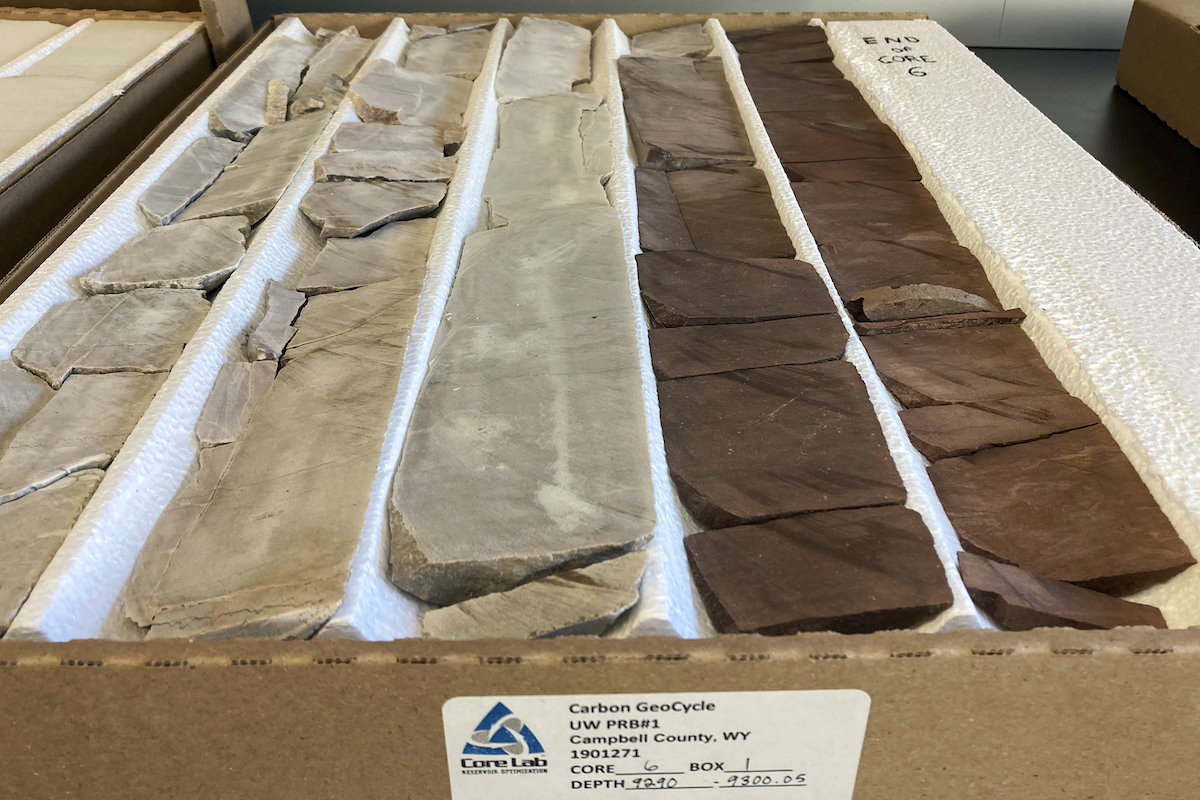 Carbon storage Wyoming rock samples, 8-10-2022